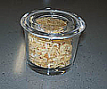 Spice Jar With glass lid for insert to kitchen cutlery