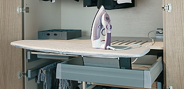 Ironing Board Lateral Mounted Ironing Board in Drawer