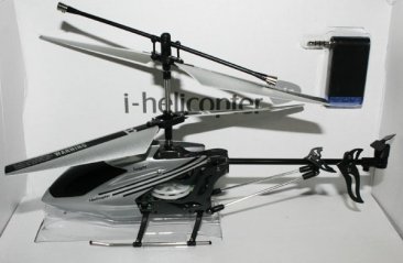 I-Helicopter Happy Cow 777-173 Applicable to Iphone Ipad Ipod 3 Channel Infrared Control Mini Alloy Helicopter Gyroscope System Included Three Colours Available Black Silver White Toys RC Toys Gifts at maxisale.com.au