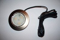 LED Cabinet Lamp - Satin Nickel